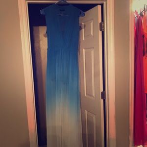 Bebe long ombré dress